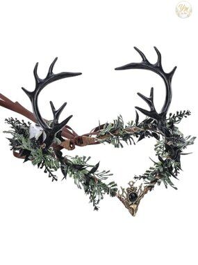Adjustable Gothic Flower Elf Crown Renaissance Fair Cosplay Headpiece